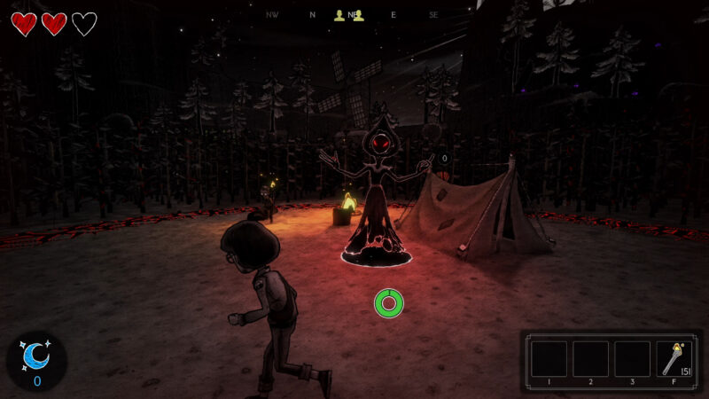 The Flatwoods monster doesn't seem happy